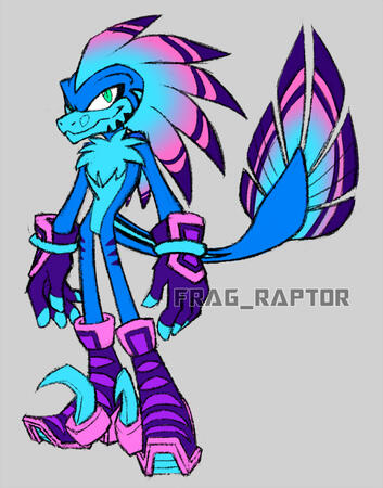 Redesign of my character Moss as a Sonic character