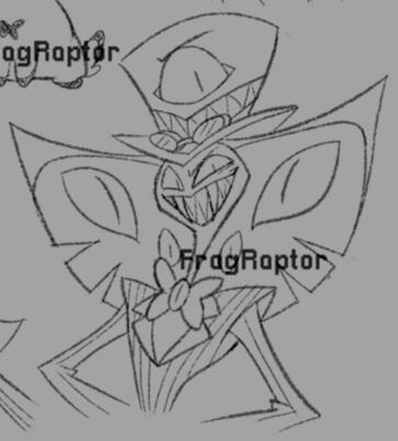Fanart (sketch) of Sir Pentious from Hazbin Hotel