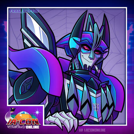 Introduction card for my Transformers OC, Clicker