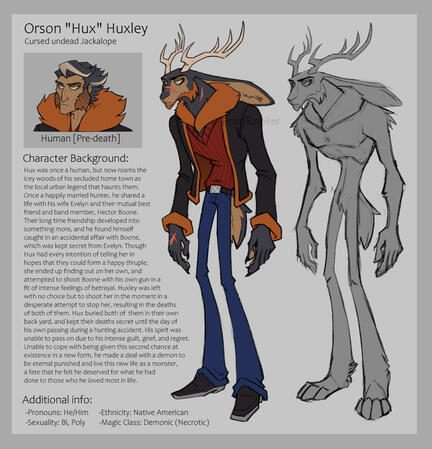 Huxley, a character for an original story of my own creation
