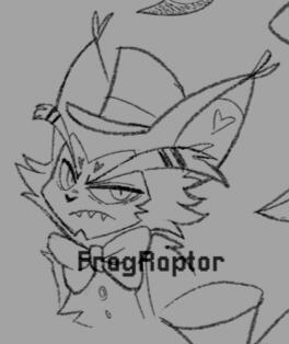 Fanart (sketch) of Husk from Hazbin Hotel