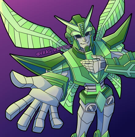 Fanart of a friend&#39;s Transformers OC